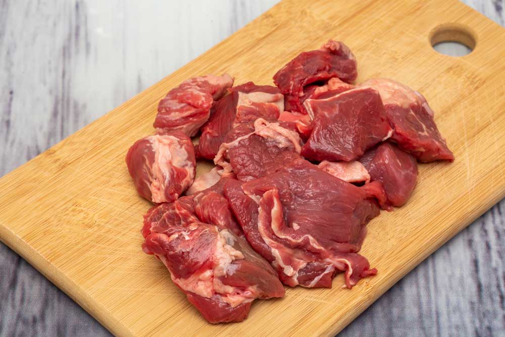Meat on a cutting board